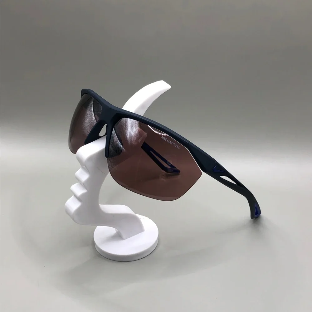 Nike TAILWIND E EV0946 404 Black/Blue Brown Lens Sunglasses Italy Sports Cycling